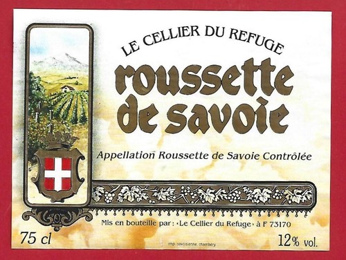 109 etiquette vin roussette - etiquette,