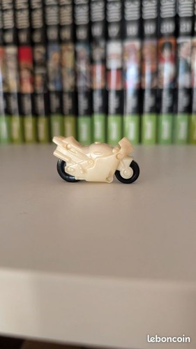 Kinder moto blanche figurine - kinder,