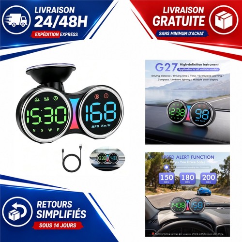 Afficheur tête haute gps - haute, hud