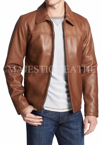 Veste cuir véritable - veste,