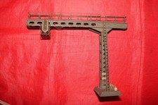 RED DISC HO SIGNAL STEM WITH METAL ELECTRIC TRAIN NACELLE