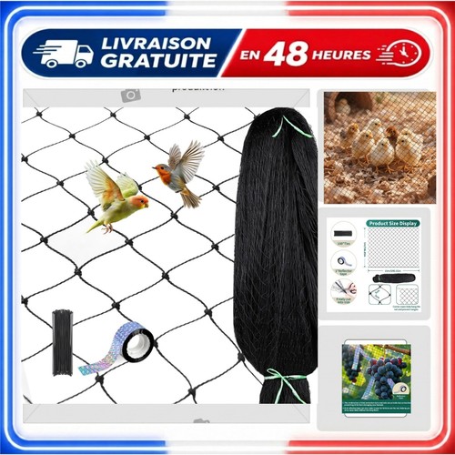 Filet anti oiseaux 5x15 - filet,