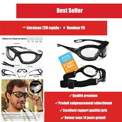 Lunettes sécurité - lunettes, de