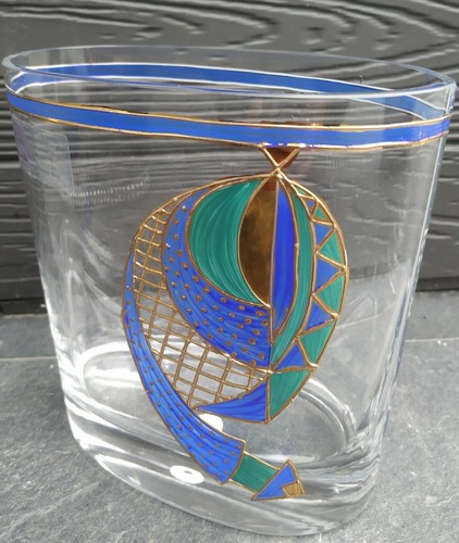 Vintage vase artisanal - vintage.vase, peint