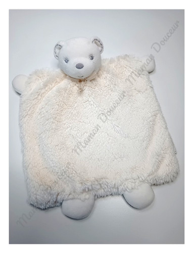 Doudou plat marionnette ours - doudou,