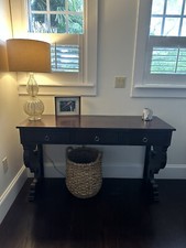 wooden console table