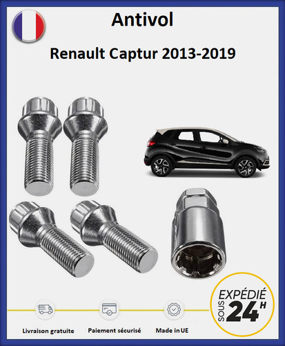 Ecrous antivol roues - ecrous, de