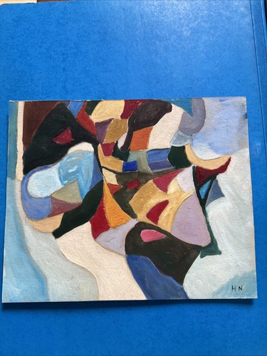 Gouache sur carton - gouache,