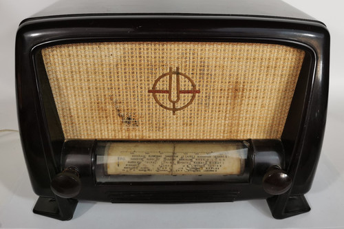 Ancien poste radio - radio, lampes