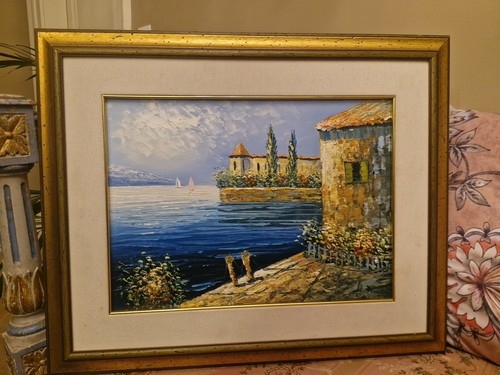 Peinture huile sur toile - sur,