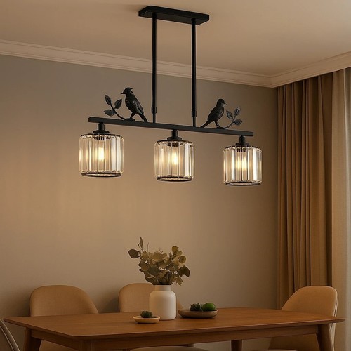 Modern black crystal - black,