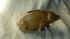 OLD CERAMIC BREAKING PIGGY BANK "THE PIG" **