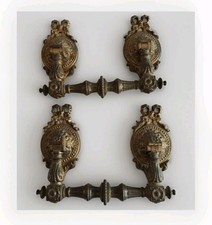 PAIR OF 19TH CENTURY BRONZE PIANO/LOUIS XVI STYLE HANDLES/Furniture 