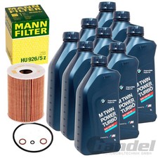 Mann Filtre à Huile +9L BMW M
