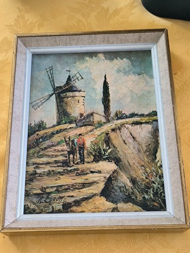 Tableau huile rené - tableau,