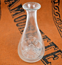 RARE 1930 AFRICAN ANISEED PASTIS DE CAVAILLON GRANIER GLASS ADVERTISING DECANTER