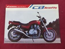 Prospectus catalogue  Moto : HONDA 750 CB seven fifty de 1992