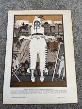 1928 l'amour et l'esprit gaulois print - tabarin sur son treteau