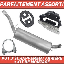 Pot d’échappement arrière