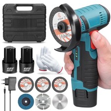 Mini Meuleuse D'Angle Sans Fil 19500RPM 12V Professional Disqueuse Sans Fil a...