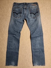 VTG Diesel Safado slim straight  008YD whiskered distressed staining 32x32 nice