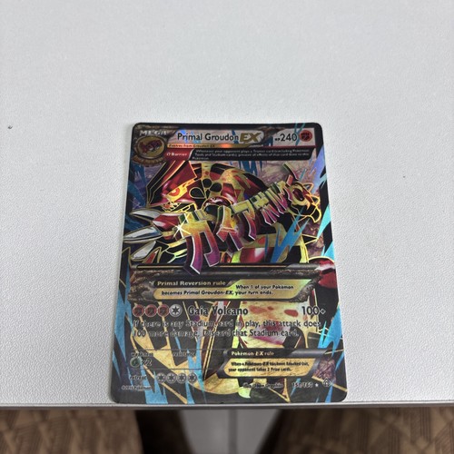 Carte pokémon primal groudon - carte,