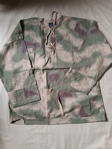 Blouse toile camouflée flou