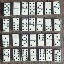 Ancien Jeu De Domino miniature