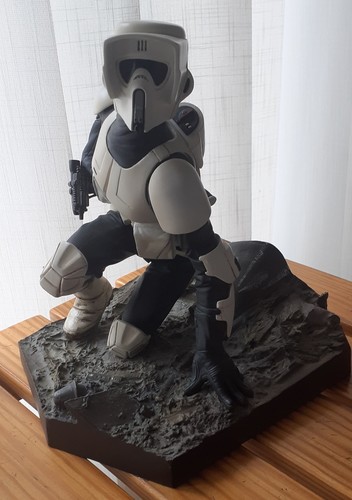 Biker scout trooper statue 7 - biker,