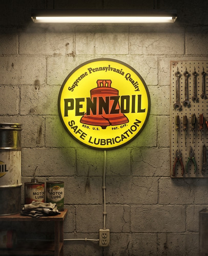Enseigne pennzoil safe - enseigne,