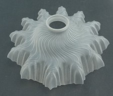 old hanging lamp molded glass chandelier lampshade vintage No. 29