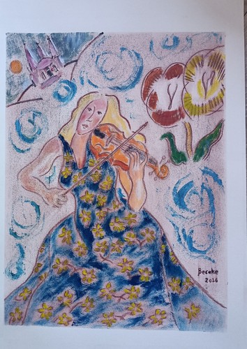 Tableau huile signé - à, l'huile