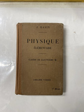 Physique élémentaire – J