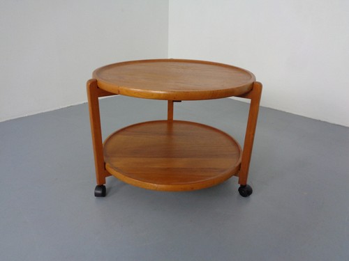 Table bar roulante teck - table, de