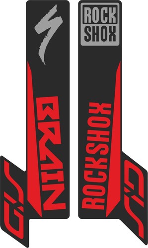 Adhésifs fourche rock - adhésifs,