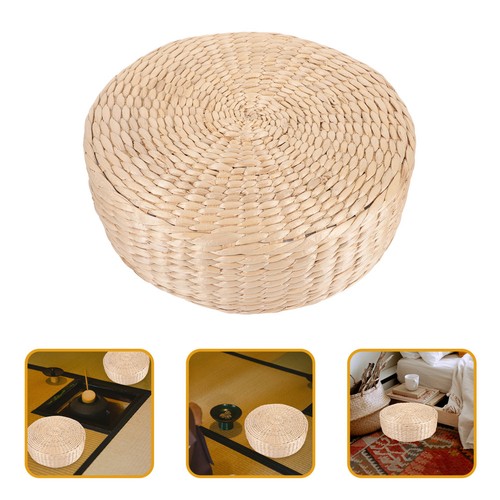 Coussin rond paille pour - rond,