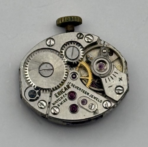 Enicar 672 montre mouvement - mouvement, 17