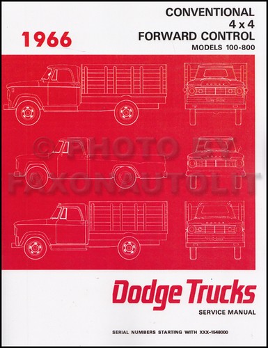 1966 dodge camion atelier - 1966,
