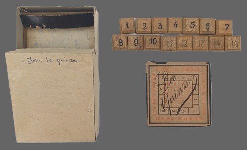 Boite jeu taquin - jeu, le
