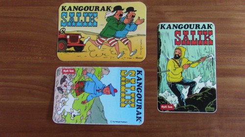 Tintin herge autocollants - tintin, 3