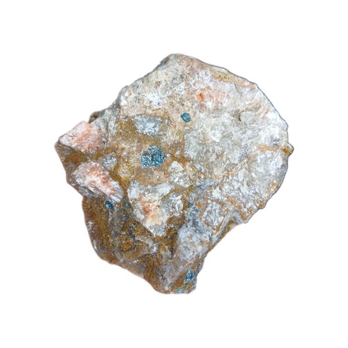 Calcite orange sur apatite