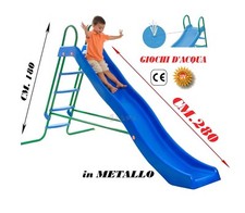 Toboggan Grande Acier Pour