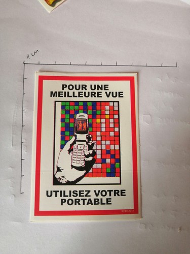 Sticker officiel autocollant - sticker,