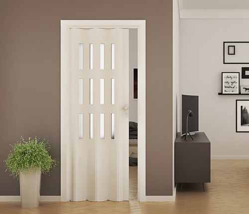 Porte accordéon pliante - , pvc