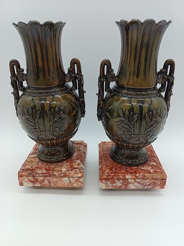 Paire cassolettes vases - paire, de