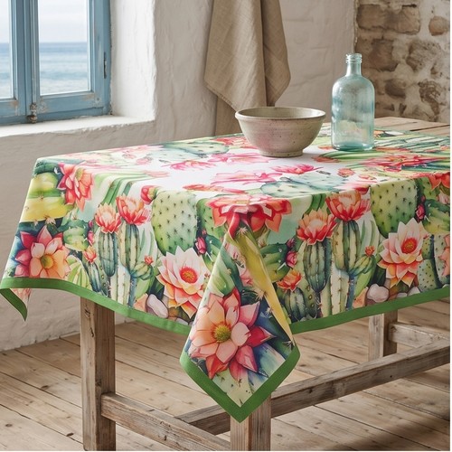 Nappe anti taches - nappe, cactus