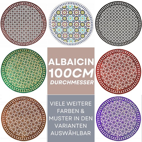 Table marocaine mosaïque - table,