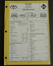 Fiche technique automobile