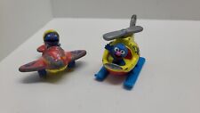 PlaysKool Tyco Grover Diecast Plane Helicopter 1986 1997 Sesame Street