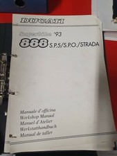 Ducati 888 SP5 SPO Road Workshop Manual '93
